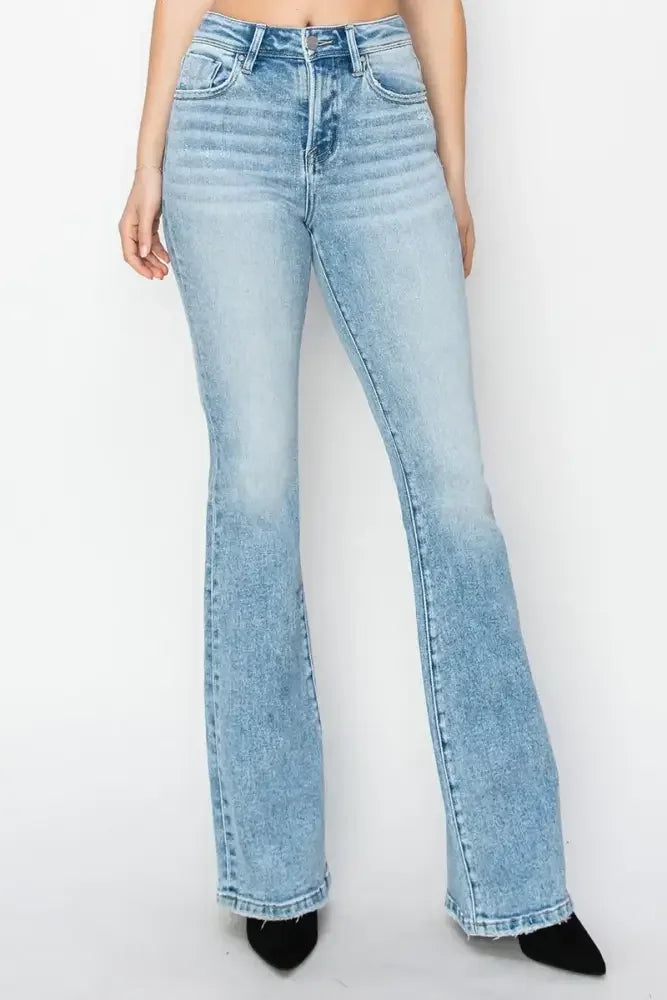 RISEN High Rise Bootcut Jeans