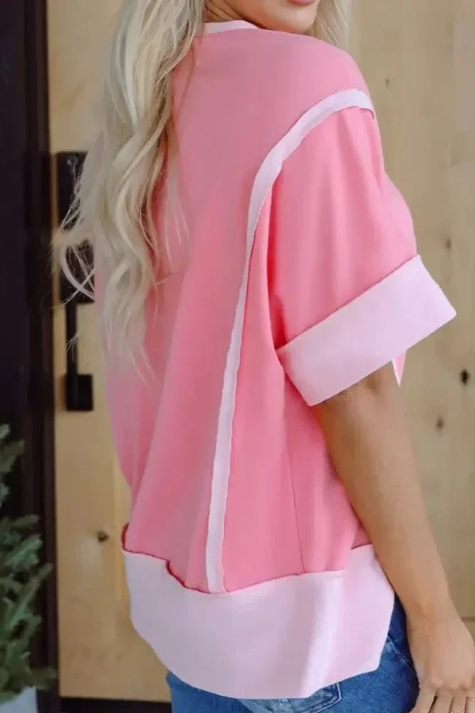 Rodeo Graphic Casual Loose Fit T-Shirt - Update AvenueT-ShirtsTrendsi1001008469584241001008469584241e37edd5 - c4ee - 4b6b - b59d - 7c4dbf0b9517 - Max - OriginBlush Pink