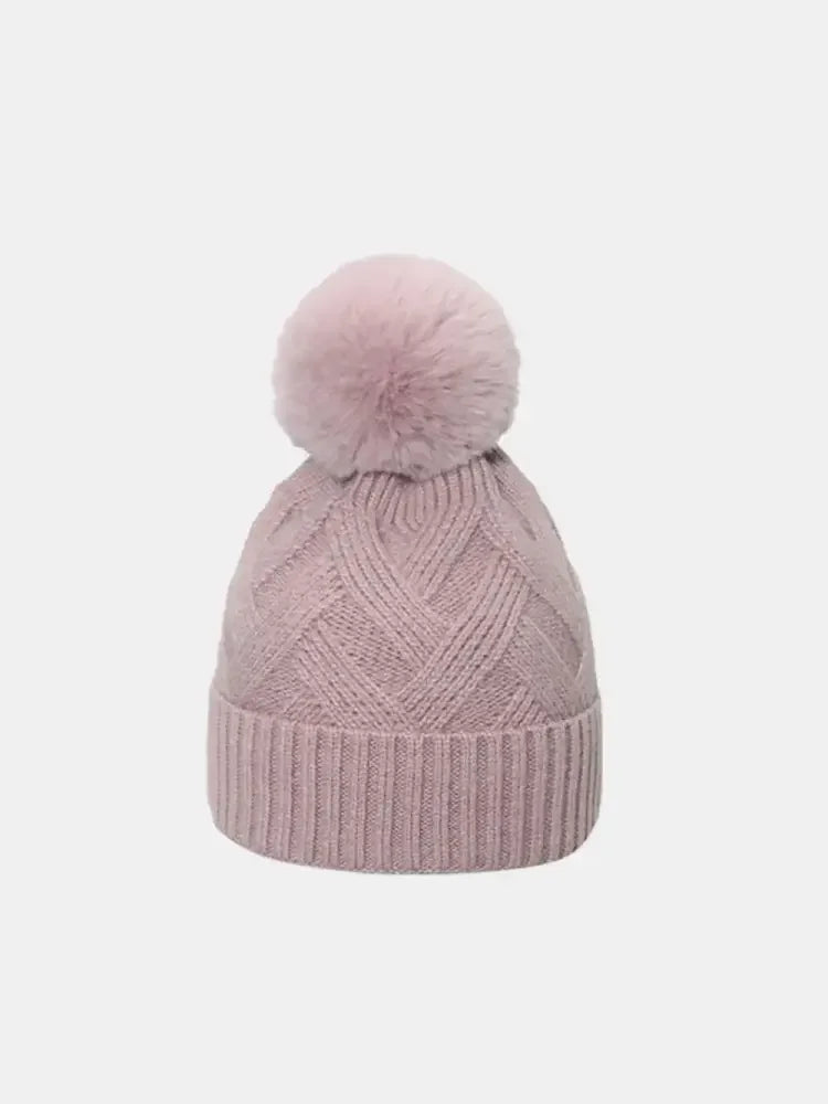 Roll Rim Hat with Pompom