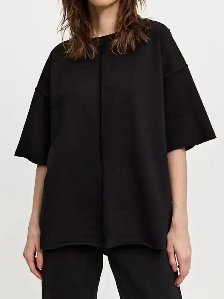 Round Neck Half Sleeve T-Shirt - Update AvenueT-ShirtsTrendsi100100626235885100100626235885d71e4356 - 9388 - 45da - a810 - 40ea1ab350ad - Max - OriginBlack