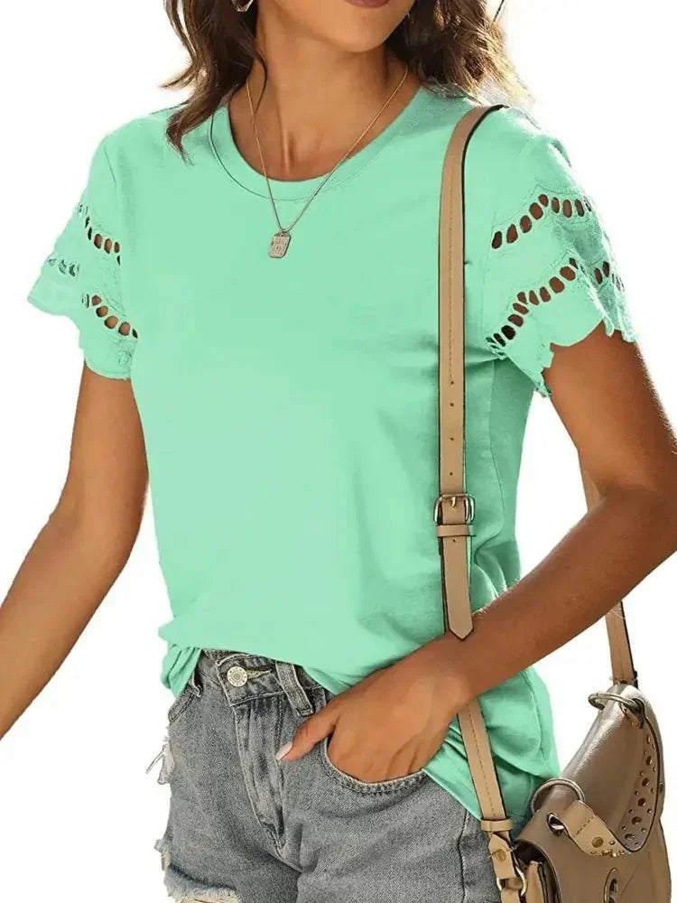 Round Neck Short Sleeve Casual T-Shirt - Update AvenueT-ShirtsTrendsi1001002656641301001002656641305e8396b1f2c34376bca8dd10101cb5aa - Max - OriginGreen
