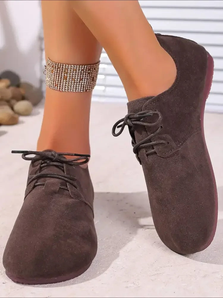 Round Toe Flat Slip-Ons
