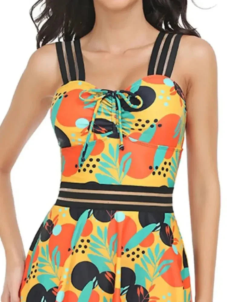 Ruched Printed Sweetheart Neck Two - Piece Swim Set - Update AvenueTrendsi100100087291718100100087291718ad294ba8 - bb88 - 4c35 - b81e - b5a9e4973fdf - MaxSherbet