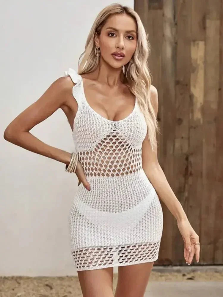 Ruffled Openwork Sleeveless Cover - Up Dress - Update AvenueTrendsi1001004675410801001004675410808fe1b0ea - f350 - 48cf - a5b2 - 2697e1e8bc7b - MaxWhite