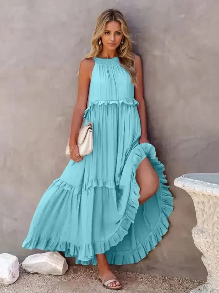 Ruffled Sleeveless Tiered Maxi Dress with Pockets - Update AvenueEffortless Elegance: DressesTrendsi100100788485705100100788485705d5ef72a1 - 892b - 49d2 - a455 - 7dff26923d6c - MaxSky Blue
