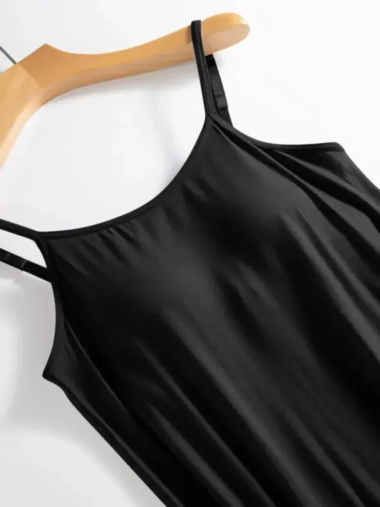 Scoop Neck Midi Cami Dress with Bra - Update AvenueVacation StyleTrendsi100100642971330100100642971330c733483e - d7d6 - 40cf - 9345 - 23a6e38a2feb - MaxBlack