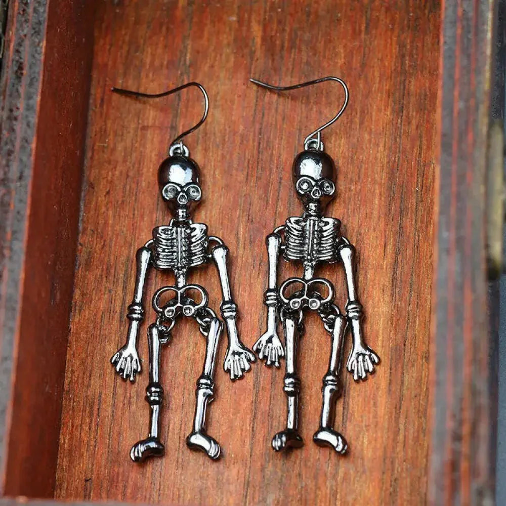 Skeleton Alloy Earrings - Update AvenueHalloweenTrendsi101300663434856101300663434856edfe805ff9fd442f93be26857d752071 - MaxBlack