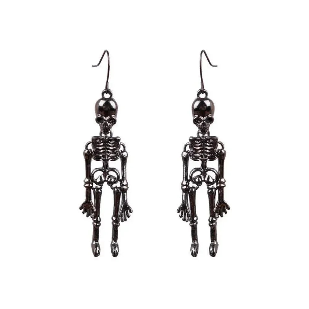 Skeleton Alloy Earrings - Update AvenueHalloweenTrendsi101300663434856101300663434856885248de58e048bda95cf24613013a60 - MaxBlack