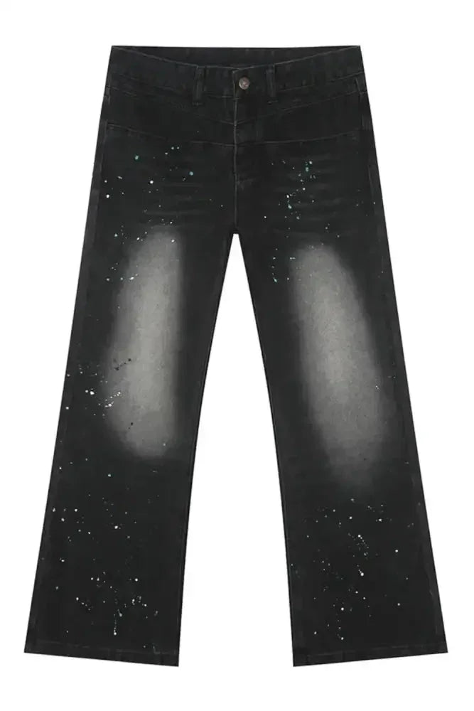 Splash Ink Washed Jeans with Pockets - Update AvenueTrendsi100400098083197100400098083197Splash Ink Washed Jeans with PocketsDark