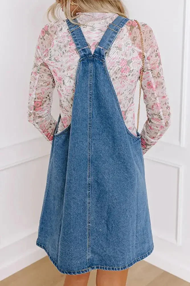 Square Neck Wide Strap Denim Overall Dress - Update AvenueDenim Dresses & SkirtsTrendsi1001009345517071001009345517072db0bd14 - 6d66 - 459a - aacc - 929881249e7c - MaxMedium