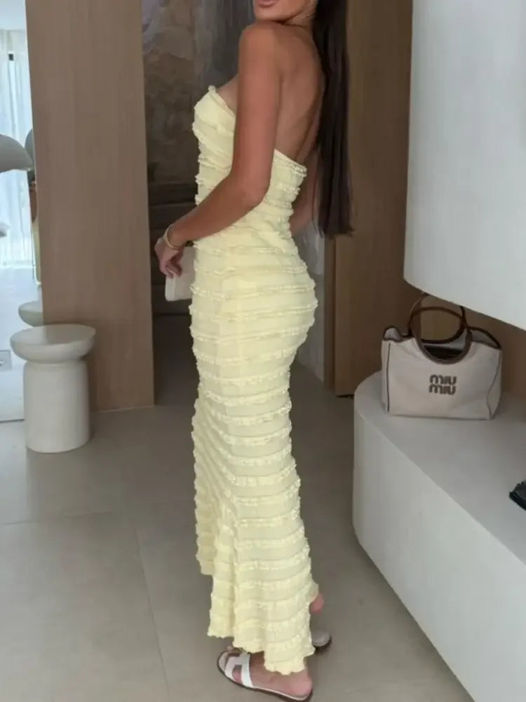 Sweetheart Neck Tube Maxi Dress