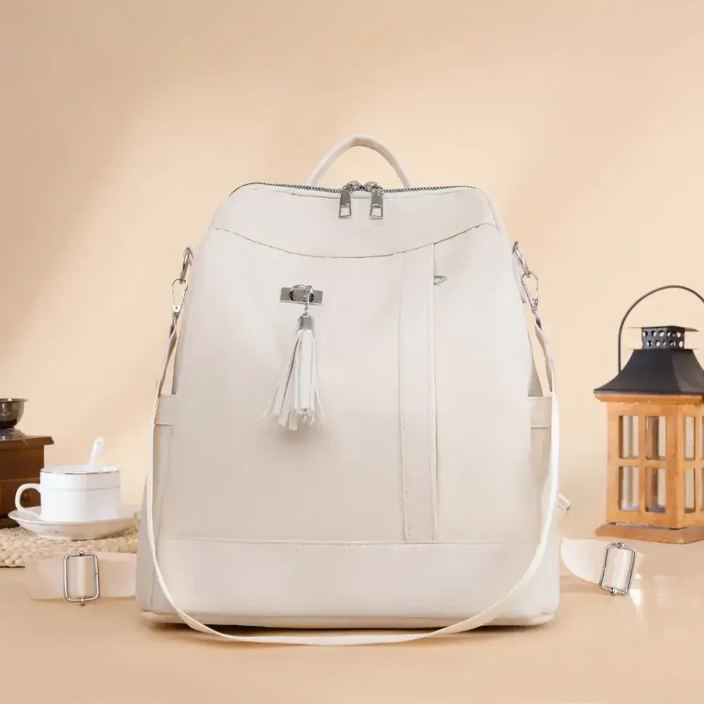 Tassel Oxford Cloth Backpack Bag