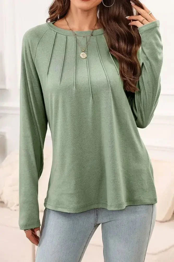 Texture Round Neck Long Sleeve T-Shirt - Update AvenueT-ShirtsTrendsi100100671661099100100671661099c6f0ba60 - 75c1 - 41fb - 833e - 0192aa2fdffb - Max - OriginSage