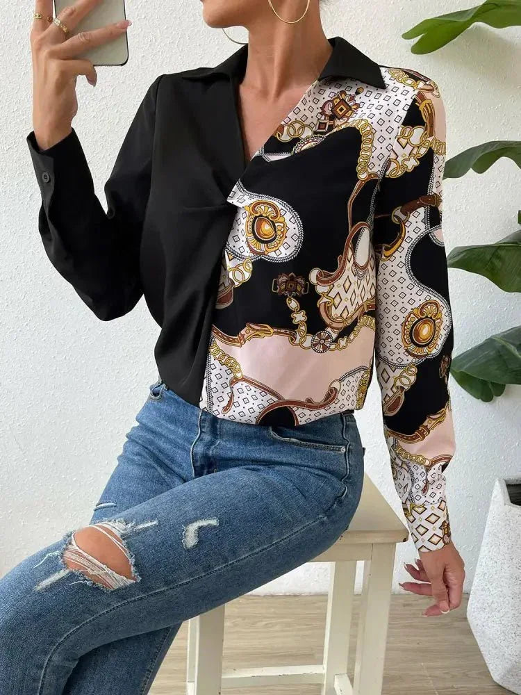 Twist Front Collared Blouse - Update AvenueTrendsi100101733706926100101733706926fdbf3fab4c094d0cae5cd04467575ec5 - MaxBlack
