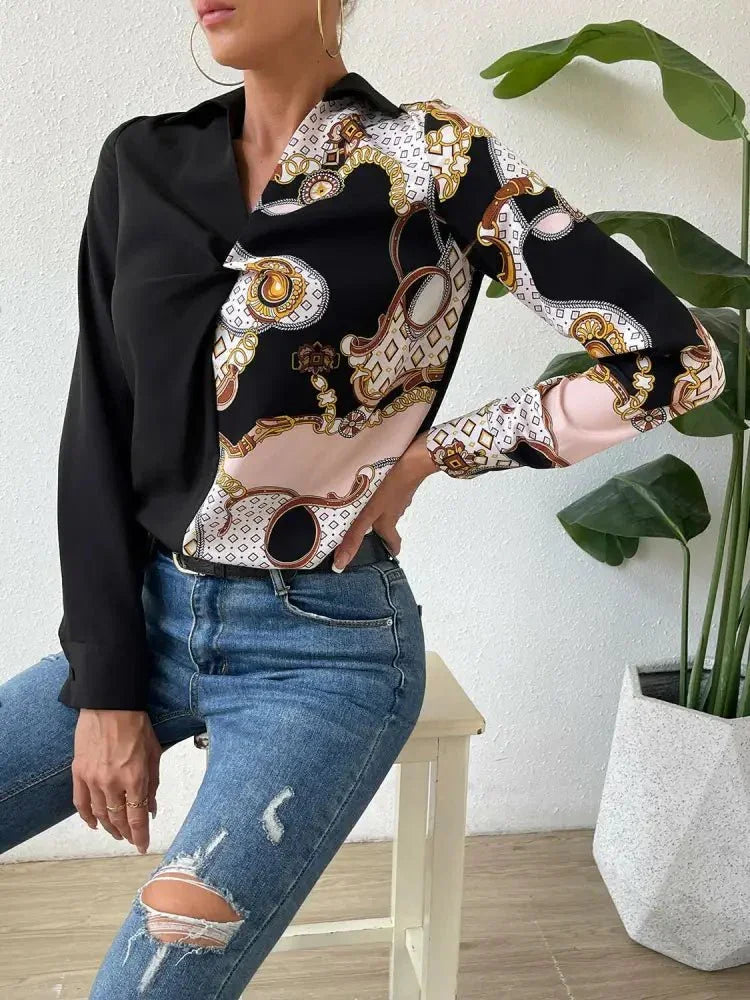 Twist Front Collared Blouse - Update AvenueTrendsi100101733706926100101733706926e5b0102a992145ea8faad567c2409d5d - MaxBlack