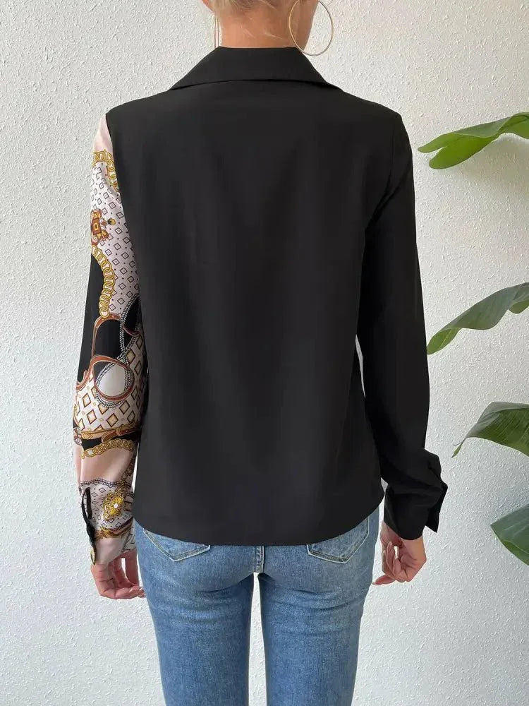 Twist Front Collared Blouse - Update AvenueTrendsi10010173370692610010173370692695d7831545b54d27be62f3a776ab817f - MaxBlack
