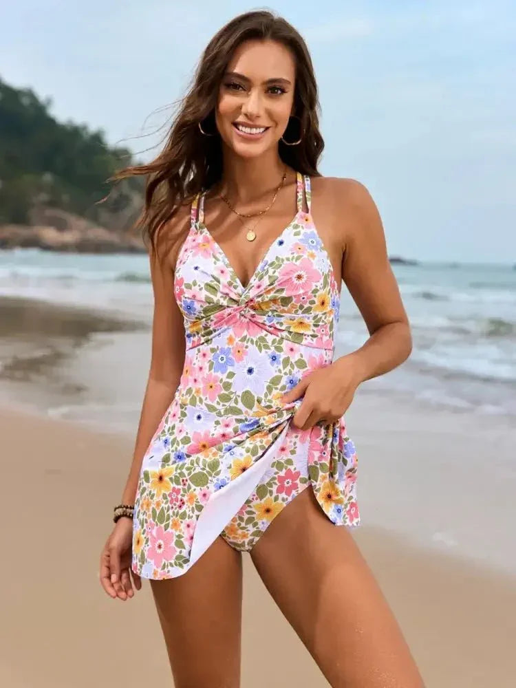 Twisted Front Crisscross Double Spaghetti Strap One - Piece Swimwear - Update AvenueTrendsi10010040708760610010040708760620458342 - afab - 4ff3 - b113 - e36d2dc0cd51 - MaxPastel Blue