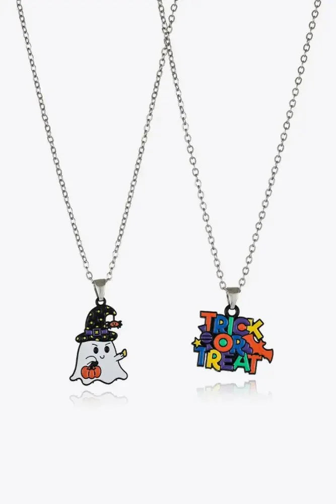 Two - Piece Halloween Theme Necklace Set - Update AvenueHalloweenTrendsi101300310917405101300310917405c82ead7d867b4f79a122529b86409cce - MaxStyle D