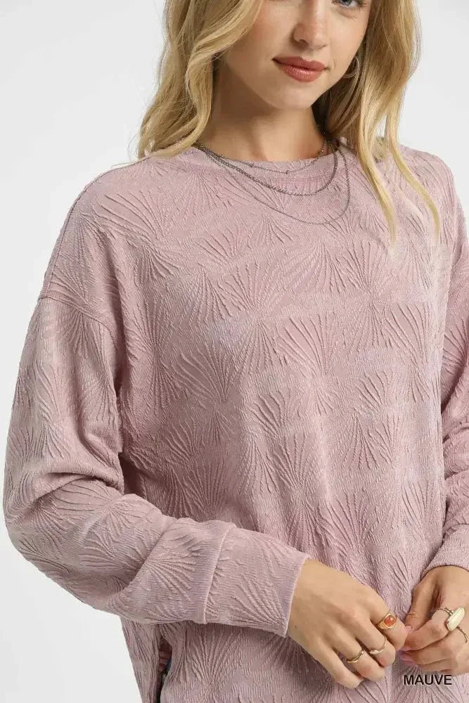 Umgee Textured Knit Long Sleeve Top - Update AvenueT-ShirtsTrendsi1001004847616721001004847616723bfb2f75 - 92dd - 499f - 81be - de462764ce7c - Max - OriginMAUVE