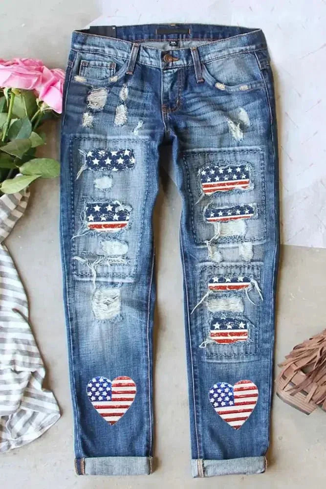 US Flag Distressed Straight Jeans - Update AvenueHonor the Stars and StripesTrendsi1001004938219471001004938219471ca421d9 - aacc - 44cc - 8bdc - 47272d608d31 - MaxMedium