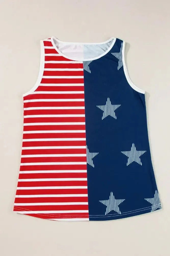 US Flag Round Neck Tank - Update AvenueHonor the Stars and StripesTrendsi10010088216112010010088216112003d2b46a - ecd6 - 4a8a - 9d47 - cb8991fea456 - MaxDark Navy