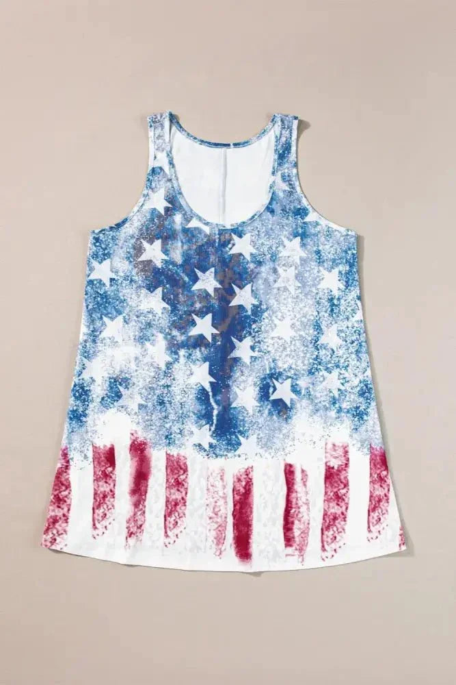 US Flag Scoop Neck Tank - Update AvenueHonor the Stars and StripesTrendsi1001005955417921001005955417921a59cdb9 - 0a48 - 4e33 - 933b - a9e5654ea32c - MaxDusty Blue