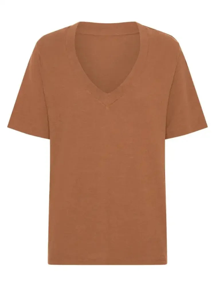 V - Neck Short Sleeve T-Shirt - Update AvenueT-ShirtsTrendsi10010009392536610010009392536608c018b1 - 5ed0 - 4d53 - b543 - b9bb4783d2ee - Max - OriginCaramel