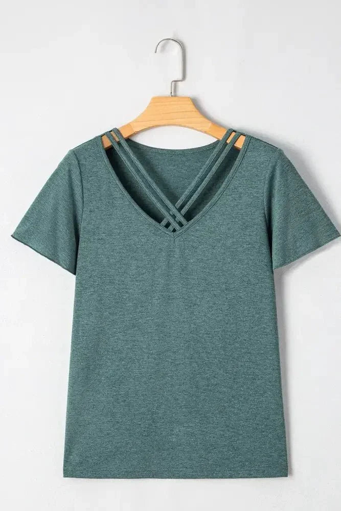 V - Neck Short Sleeve T-Shirt - Update AvenueT-ShirtsTrendsi1001001504342101001001504342109e46785a - 1f7c - 483a - 9eda - a1b18c82ae54 - Max - OriginTurquoise