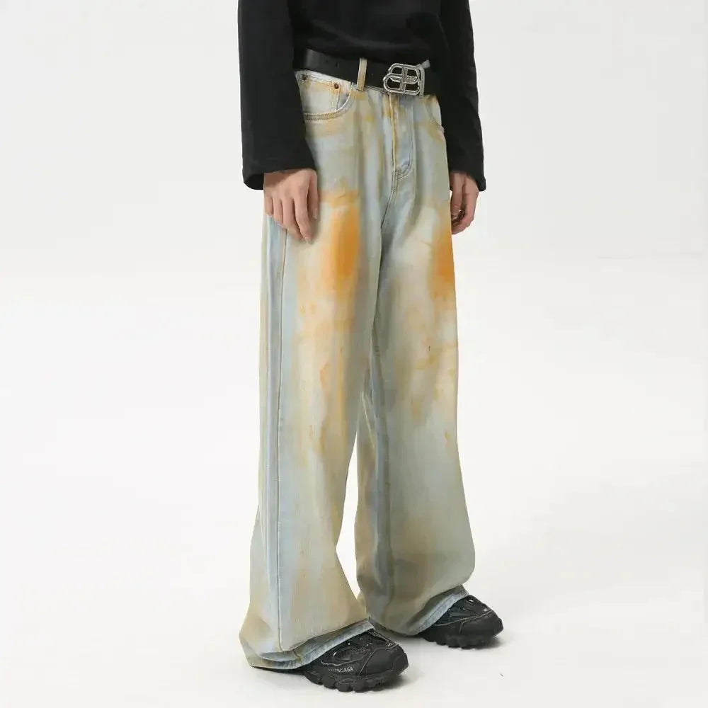 Waste Soil Wide Leg Jeans - Update AvenueTrendsi100400816962772100400816962772Waste Soil Wide Leg JeansLight