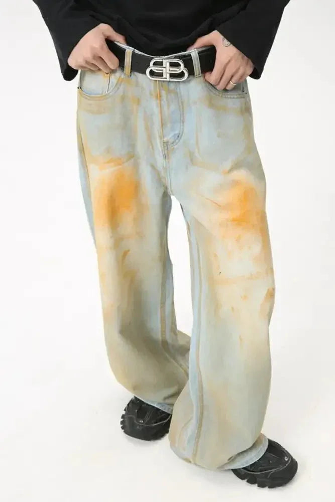 Waste Soil Wide Leg Jeans - Update AvenueTrendsi100400816962772100400816962772Waste Soil Wide Leg JeansLight