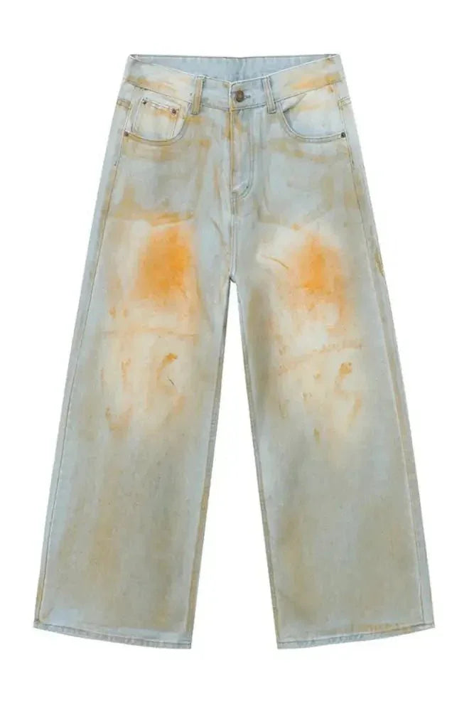 Waste Soil Wide Leg Jeans - Update AvenueTrendsi100400816962772100400816962772Waste Soil Wide Leg JeansLight