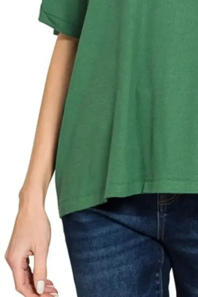 Zenana Oversized Ribbed Round Neck Short Sleeve Tee - Update AvenueT-ShirtsTrendsi100100010651915100100010651915d0a374ba - 1dad - 4c9e - 8346 - 7ef7cb46ce67 - Max - OriginDK GREEN