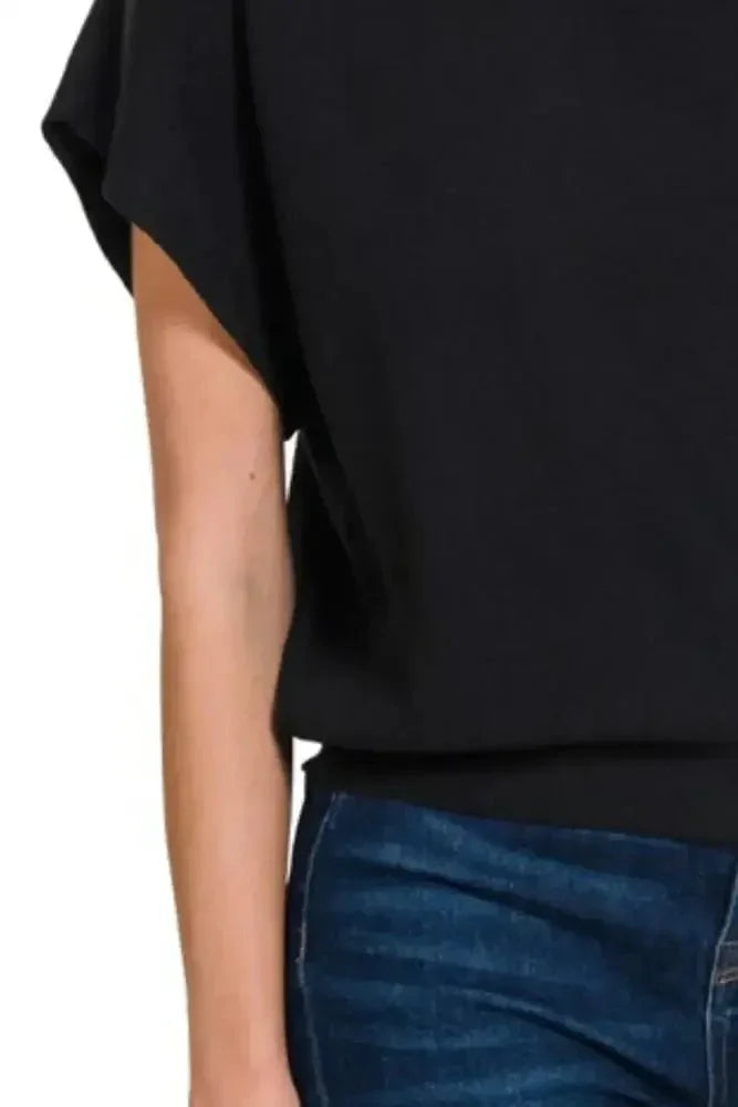 Zenana Round Neck Short Dolman Sleeve Sweater - Update AvenueT-ShirtsTrendsi10010028894126810010028894126880937382 - 25bd - 49a4 - b5a3 - c6c4a6b0294d - Max - OriginBLACK