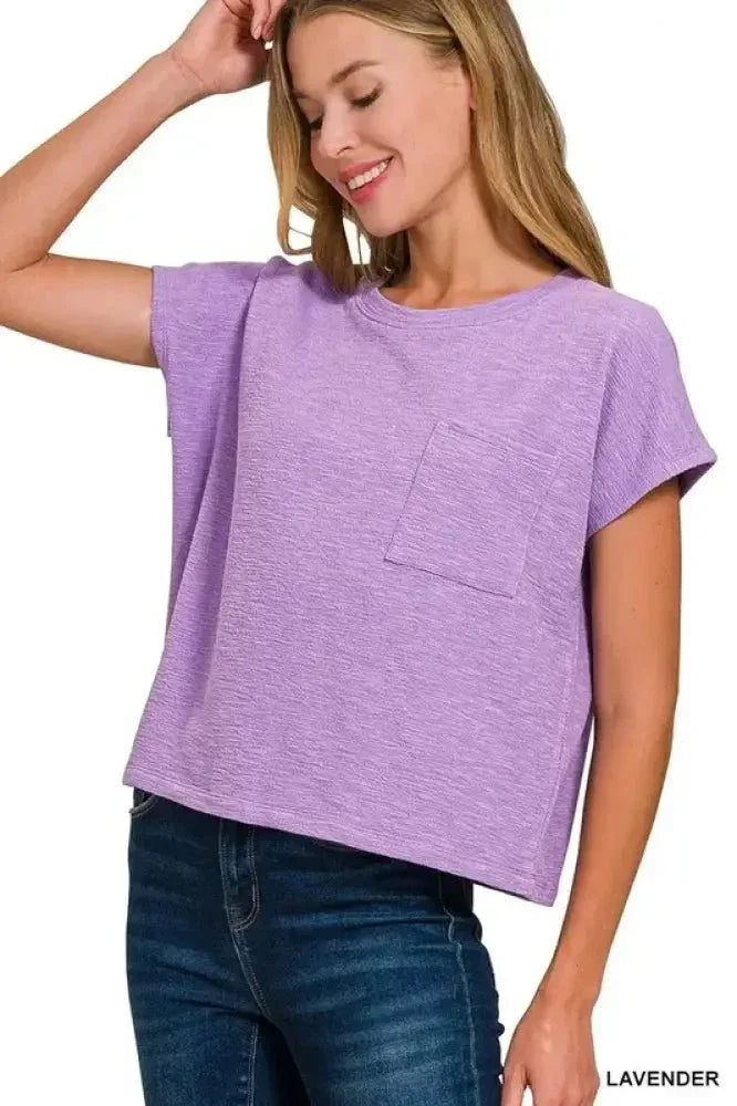 Zenana Round Neck Short Sleeve T-Shirt - Update AvenueT-ShirtsTrendsi1001001971814681001001971814687d9e20b647af435c8bcf379a5d52fac9 - Max - OriginLAVENDER
