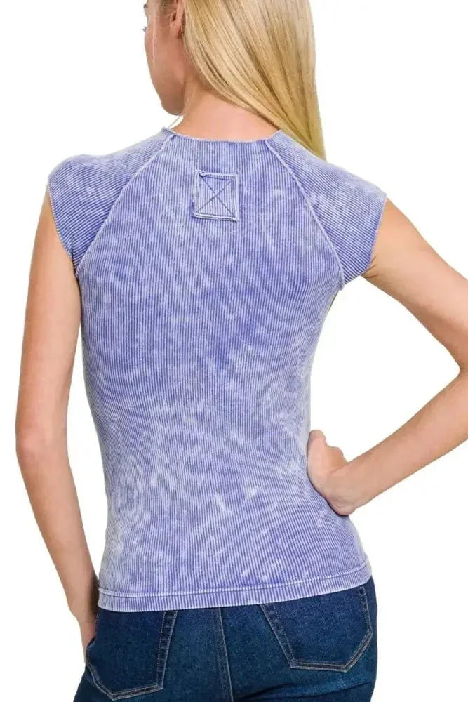 Zenana Stone Washed Ribbed Seamless Top - Update AvenueT-ShirtsTrendsi10010064109157610010064109157628654747 - b979 - 4856 - a507 - de22a7a0d36f - Max - OriginLT INDIGO