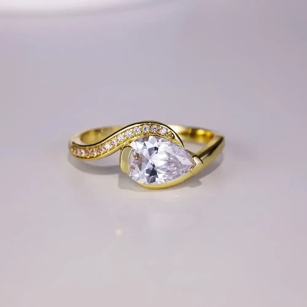 1.5 Carat Moissanite 925 Sterling Silver Ring