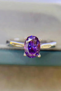 1 Carat Moissanite 4 - Prong Solitaire Ring - Update AvenueRingTrendsi1013007834000421013007834000421 Carat Moissanite 4 - Prong Solitaire RingPurple