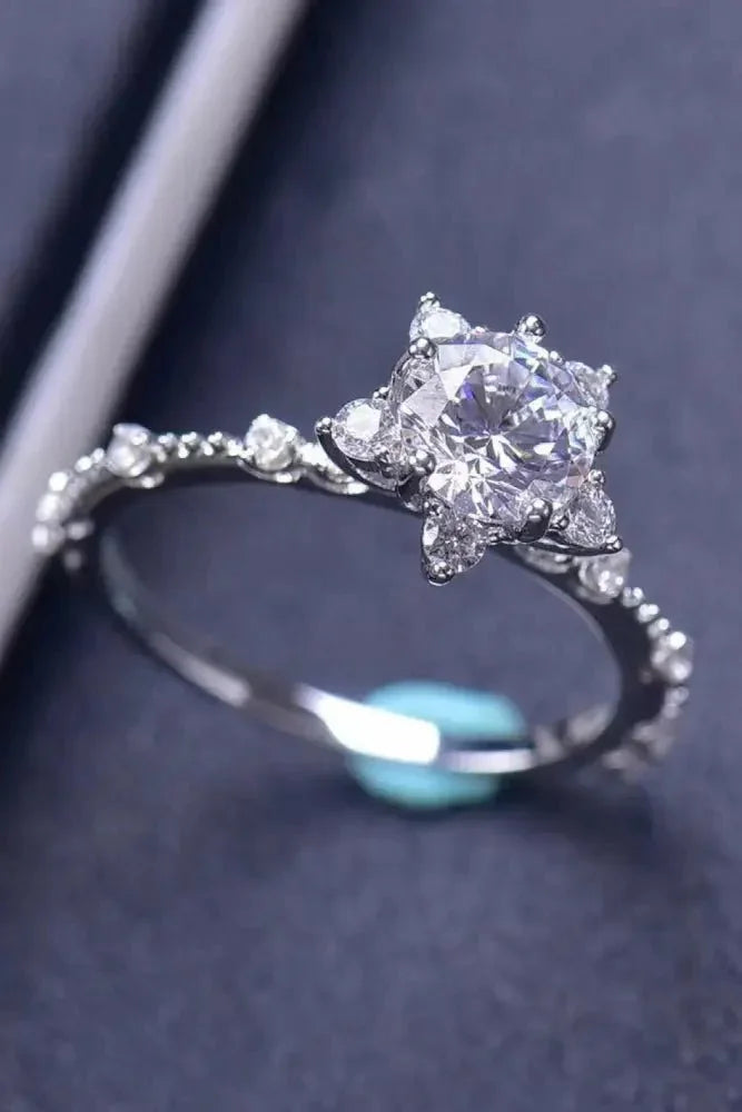 1 Carat Moissanite 6 - Prong Ring - Update AvenueRingTrendsi1001009544263471001009544263471 Carat Moissanite 6 - Prong RingSilver