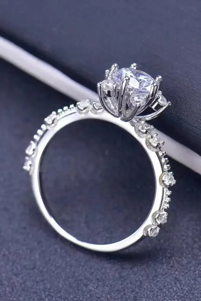 1 Carat Moissanite 6 - Prong Ring - Update AvenueRingTrendsi1001009544263471001009544263471 Carat Moissanite 6 - Prong RingSilver