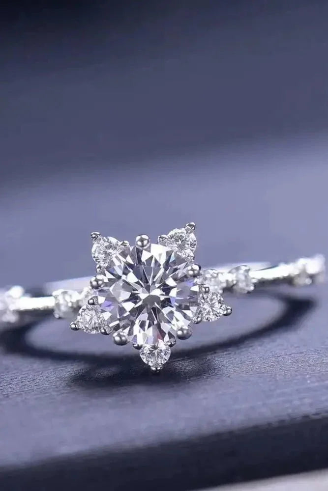 1 Carat Moissanite 6 - Prong Ring - Update AvenueRingTrendsi1001009544263471001009544263471 Carat Moissanite 6 - Prong RingSilver