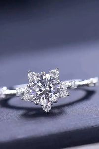 1 Carat Moissanite 6 - Prong Ring - Update AvenueRingTrendsi1001009544263471001009544263471 Carat Moissanite 6 - Prong RingSilver