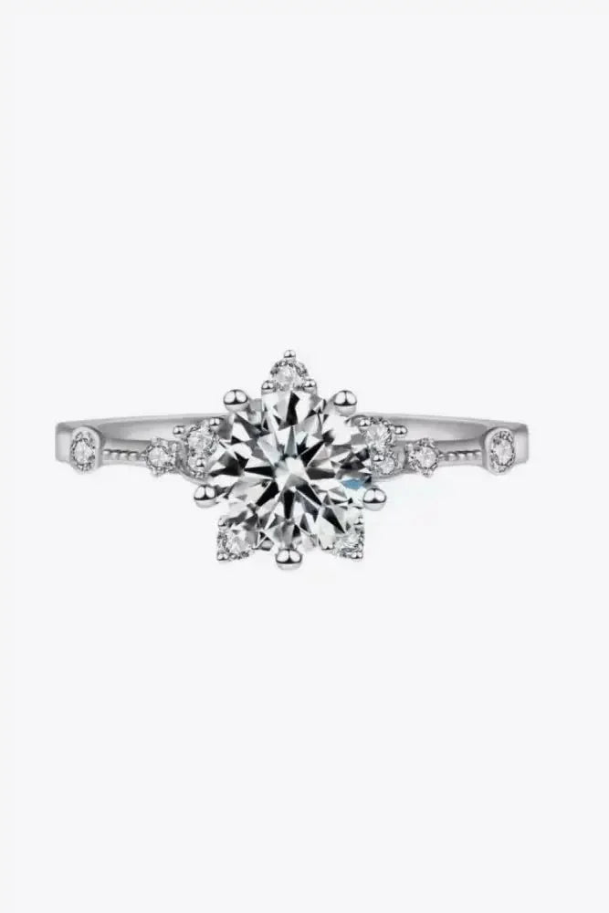 1 Carat Moissanite 6 - Prong Ring - Update AvenueRingTrendsi1001009544263471001009544263471 Carat Moissanite 6 - Prong RingSilver