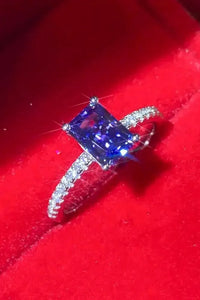 1 Carat Moissanite 925 Sterling Silver Rectangle Ring in Blue - Update AvenueRingTrendsi1013006462698261013006462698261 Carat Moissanite 925 Sterling Silver Rectangle Ring in BlueBlue