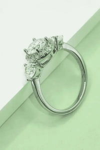 1 Carat Moissanite 925 Sterling Silver Ring