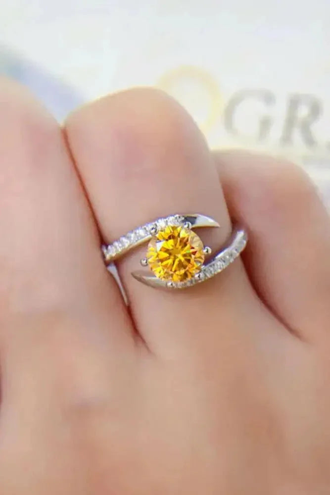1 Carat Moissanite 925 Sterling Silver Ring - Update AvenueRingTrendsi1013007512825371013007512825371 Carat Moissanite 925 Sterling Silver RingYellow