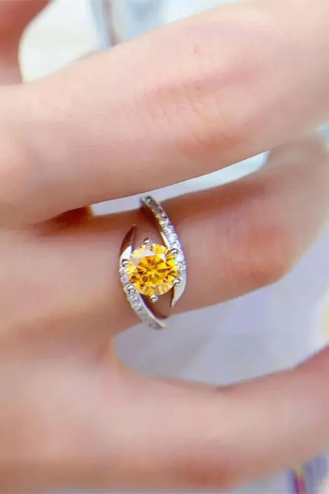 1 Carat Moissanite 925 Sterling Silver Ring - Update AvenueRingTrendsi1013007512825371013007512825371 Carat Moissanite 925 Sterling Silver RingYellow