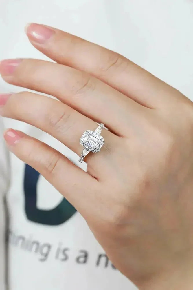1 Carat Moissanite Geometric 925 Sterling Silver Ring - Update AvenueRingTrendsi1001000485094761001000485094761 Carat Moissanite Geometric 925 Sterling Silver RingSilver
