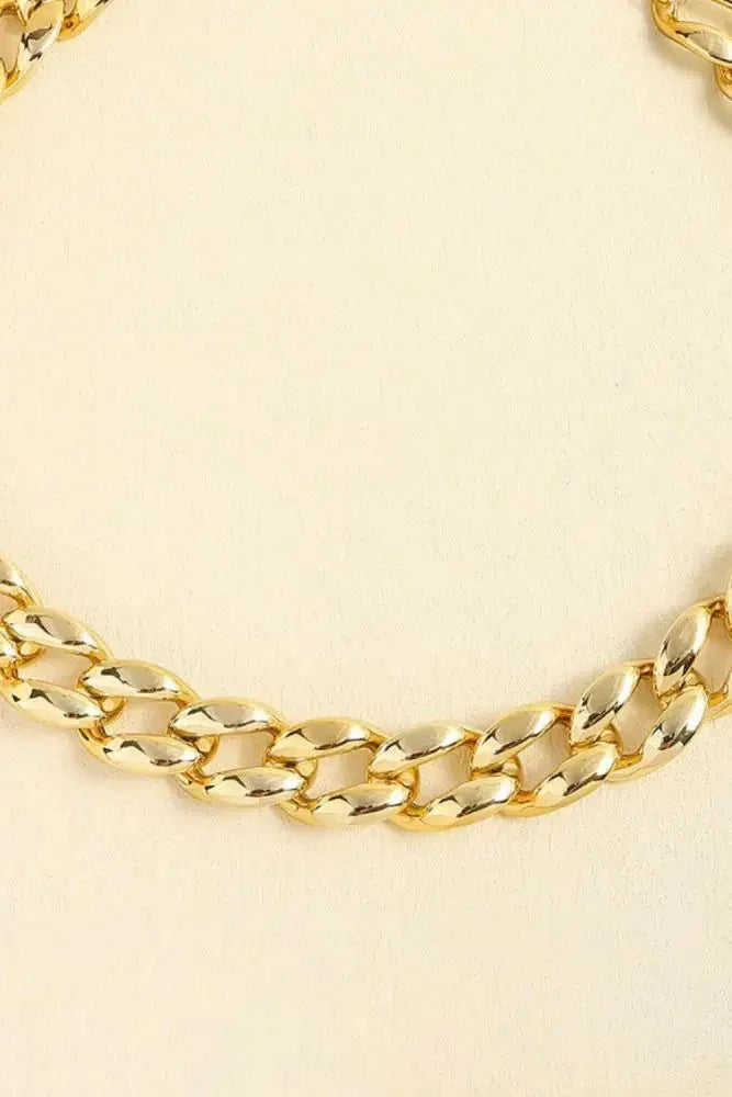 1" Width Acrylic Curb Chain Belt - Update AvenueTrendsi1013003275354051013003275354051" Width Acrylic Curb Chain BeltGold