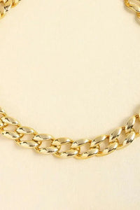 1" Width Acrylic Curb Chain Belt - Update AvenueTrendsi1013003275354051013003275354051" Width Acrylic Curb Chain BeltGold