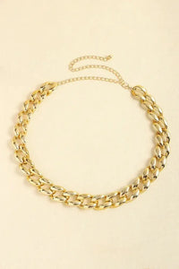 1" Width Acrylic Curb Chain Belt - Update AvenueTrendsi1013003275354051013003275354051" Width Acrylic Curb Chain BeltGold